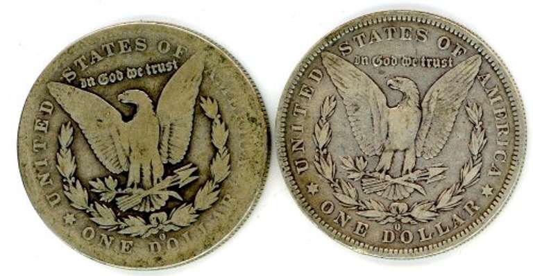 Two Different “O” Mint Morgan Silver Dollars: 1879-O & 1881-O