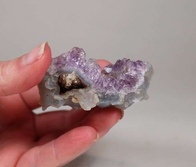 Unique 295ct Amethyst crystal in matrix