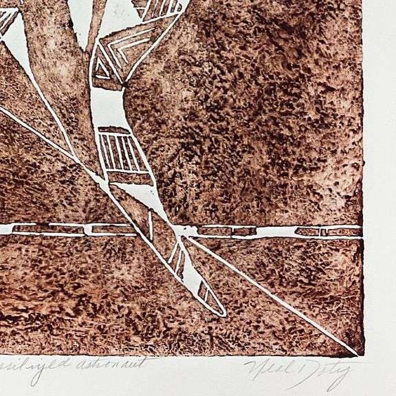 Fossilized Astronaut by Neal Doty (1941-2016)