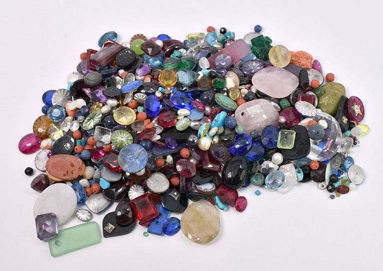Misc. Gems And Beads From Pre-Owned Jewlery
