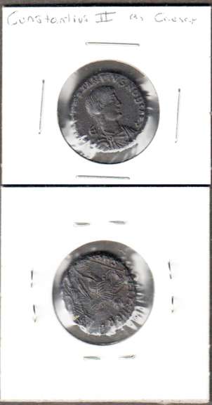 Roman Empire Bronze Follis Minted Circa 324-337 at Cyzicus