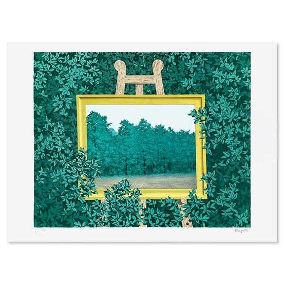 La Cascade (The Waterfall) by Rene Magritte (1898-1967)