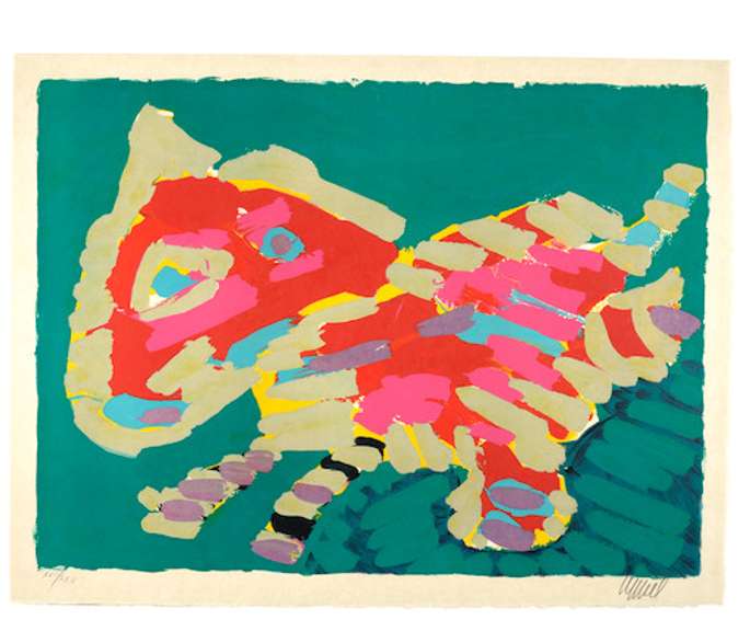 Karel Appel- Luminous Cat