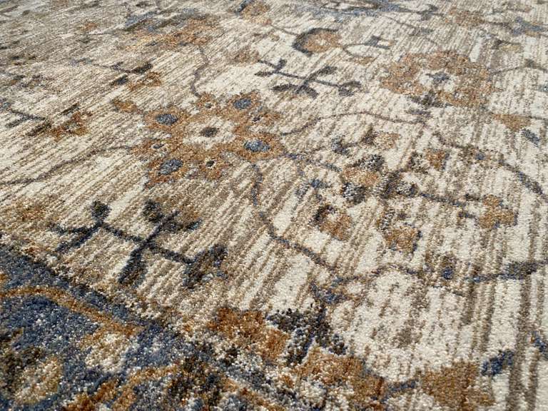 Magnificent Vintage Repro Design Rug 8x11