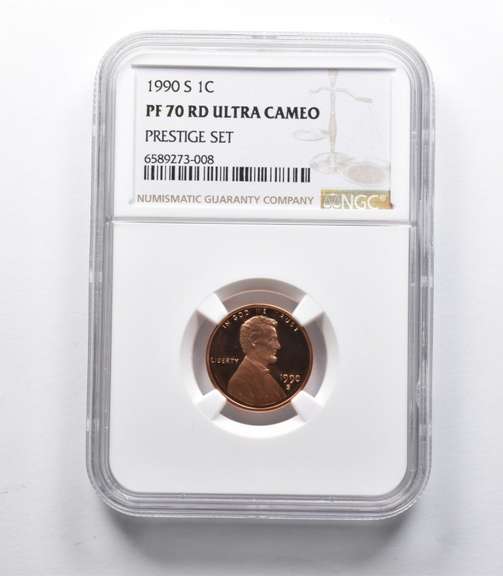 PF70 RD UCAM 1990-S Lincoln Memorial Cent Prestige NGC Rare Pedigree