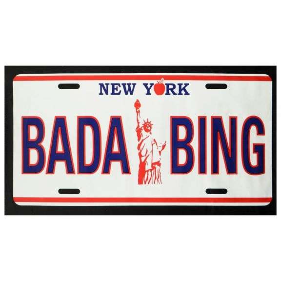 BADA BING by Steve Kaufman (1960-2010)