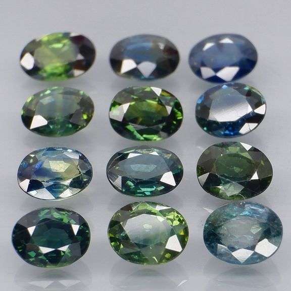 Heated only! 5.70ct oval cut Australian Sapphire set