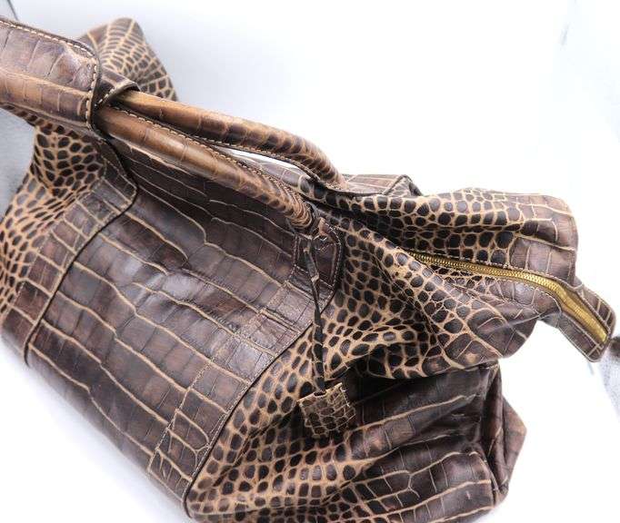 Dooney & Bourke Croco Nile Duffle Bag