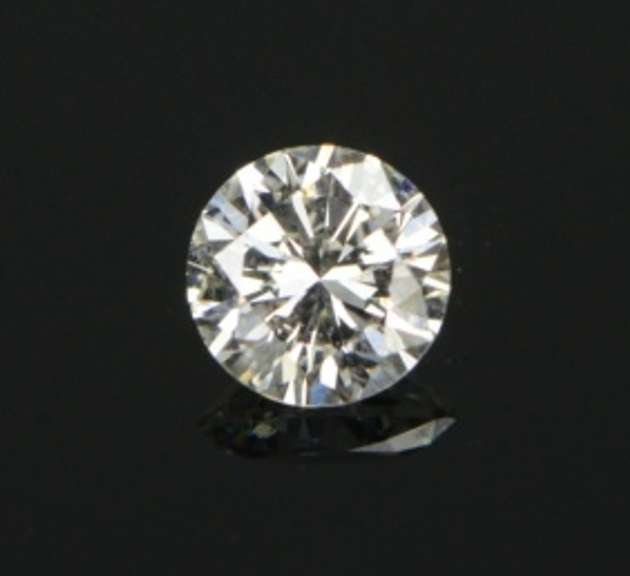 GIA 0.49 Ct Round Brilliant Cut G Color SI2 Clarity Diamond