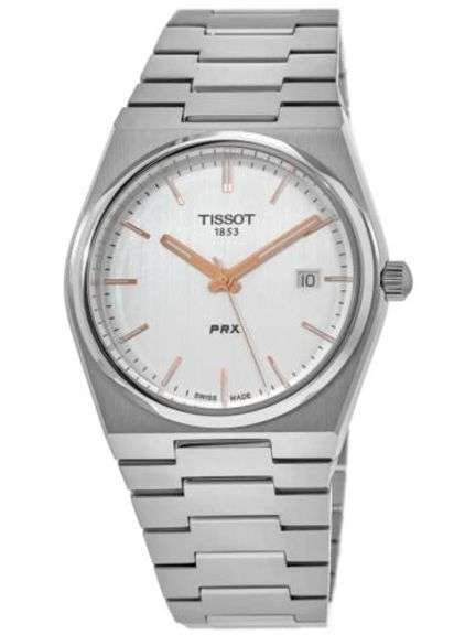 Tissot Silver Dial Ladies Watch, New In Box.