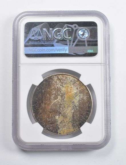 MS63 1923-S Peace Silver Dollar NGC - Great Tone