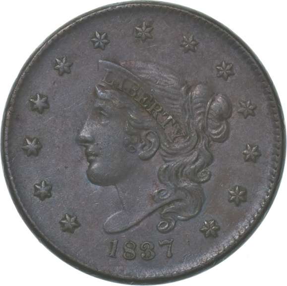 1837 Young Head Large Cent