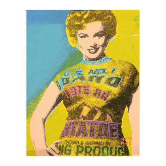 See My Potato Sack (Marilyn) by "Ringo" Daniel Funes