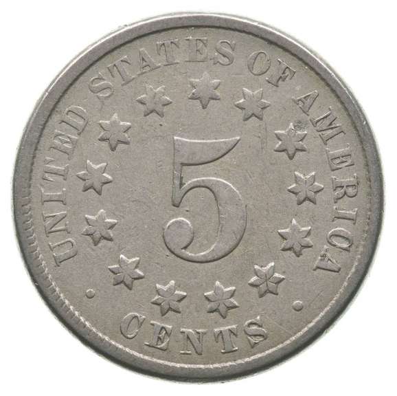 1872 Shield Nickel
