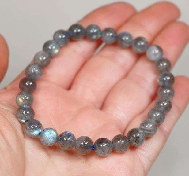 Gorgeous 70ct Labradorite bead Bracelet