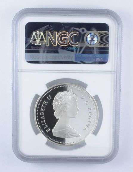 PF70 UCAM 1986 Canada $1 Silver - Vancouver Centennial - Graded NGC