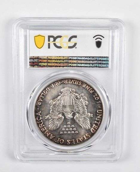 MS67 1987 American Silver Eagle - PCGS Beautiful Tone!