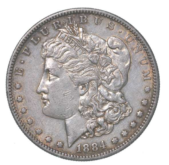 1884-S Morgan Silver Dollar