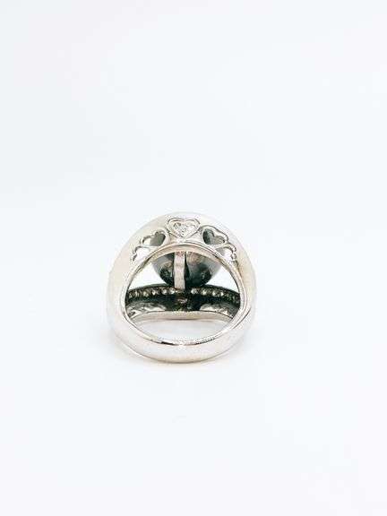 Sensational Pearl & Diamond Ring, 18KT