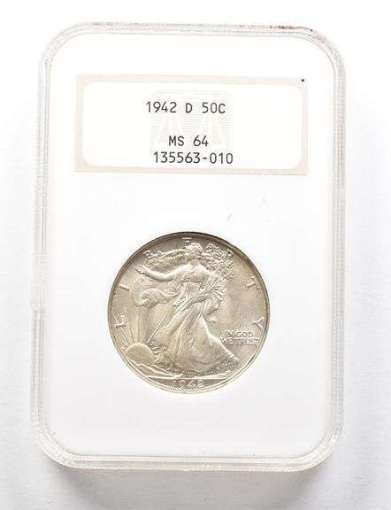 MS64 1942-D Walking Liberty Half Dollar NGC Crack?