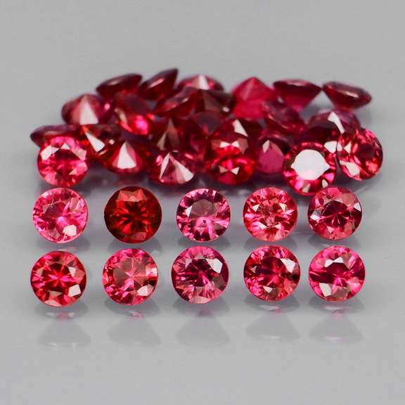 Yes! Diamond cut Sapphires! 3.24 carats of them!