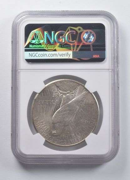 MS63 1926 Peace Silver Dollar 100th Anniversary NGC