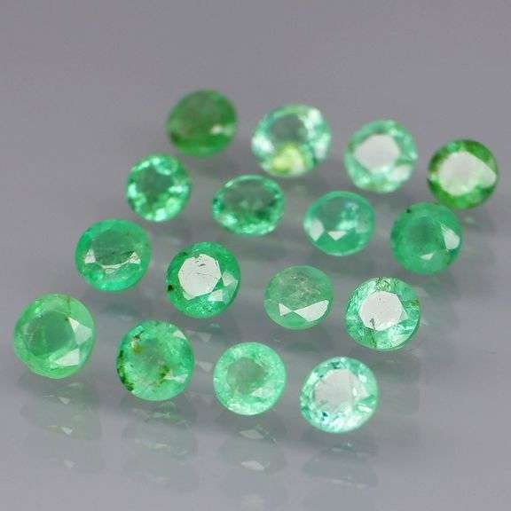 Outstanding 2.55ct real Colombian Emerald set