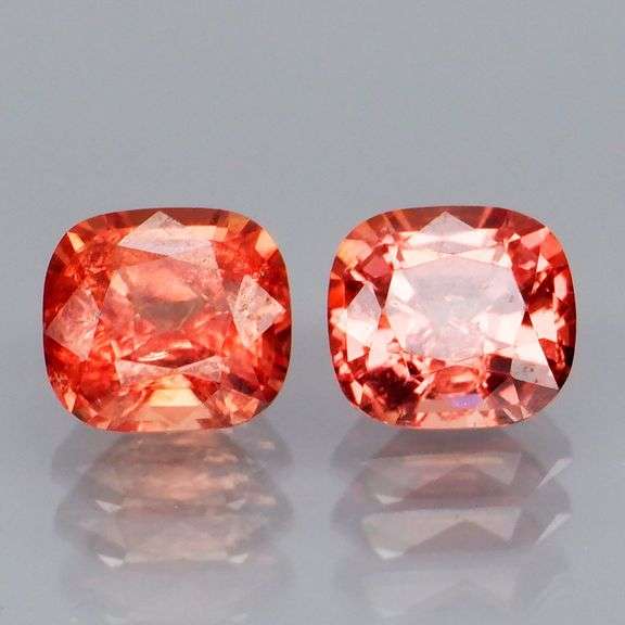 Dynamic 2.18ct Padparadscha Spinel set