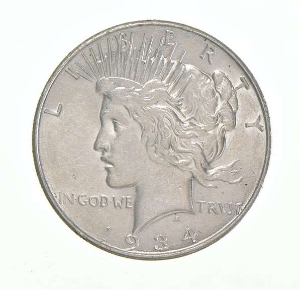 1934-D Peace Silver Dollar