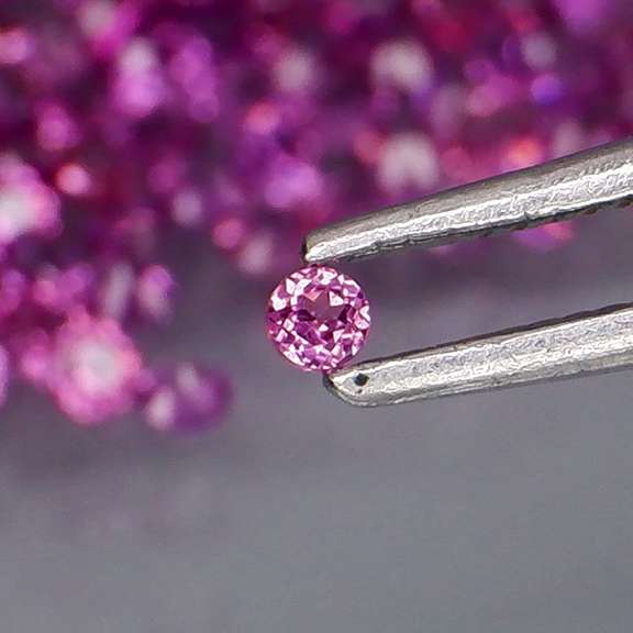 Amazing 3.03ct 165pc Rhodolite Garnet set
