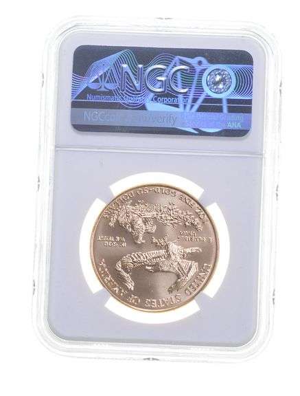 MS70 1998 $50 1 Oz. Gold American Eagle - Graded NGC