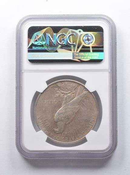 AU55 1922 Peace Silver Dollar NGC - Great Color