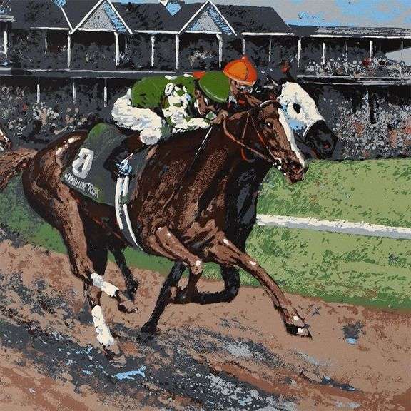 Genuine Risk by Mark King (1931-2014)