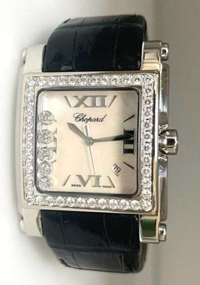 CHOPARD HAPPY SPORT SS ON STRAP WITH DIAMONDS