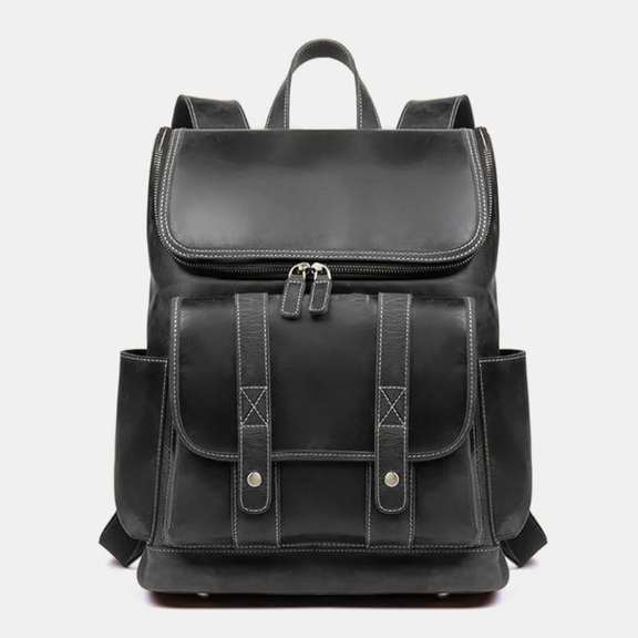 Vintage Multi-pocket Anti-theft 15.6 In Laptop Backpack