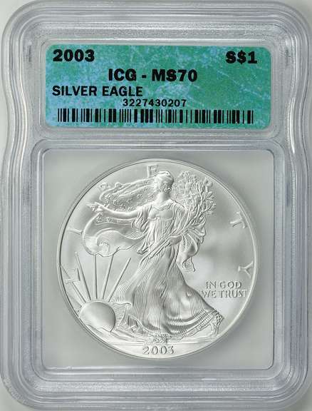 MS70 1oz. American Silver Eagle