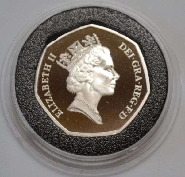 1993 United Kingdom 50 Cent Sterling Proof Coin