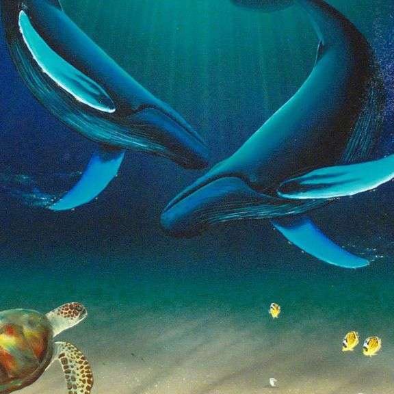 In the Company of Whales by Wyland