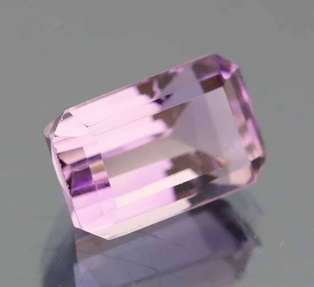 Violet lavender 8.47ct emerald cut Amethyst