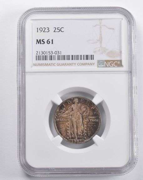MS61 1923 Standing Liberty Quarter NGC