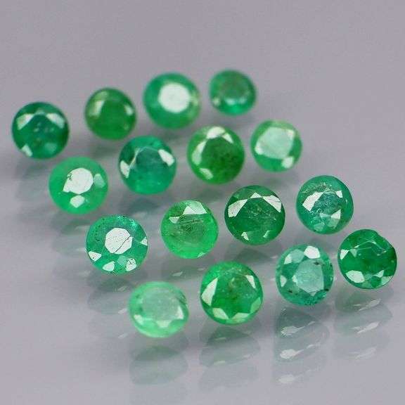 Outstanding 3.03ct real Colombian Emerald set
