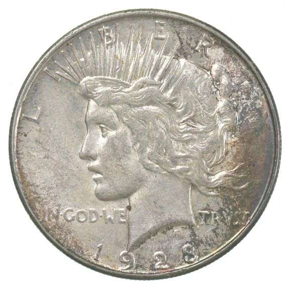 1923-D Peace Silver Dollar- Great Color/Tone