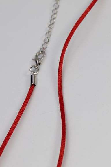 Stainless Steel Clasp - Silk Rope Chain Lot - 27 Necklaces
