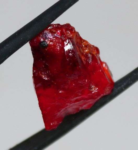Enchanting 9.2ct red Fire Opal nugget