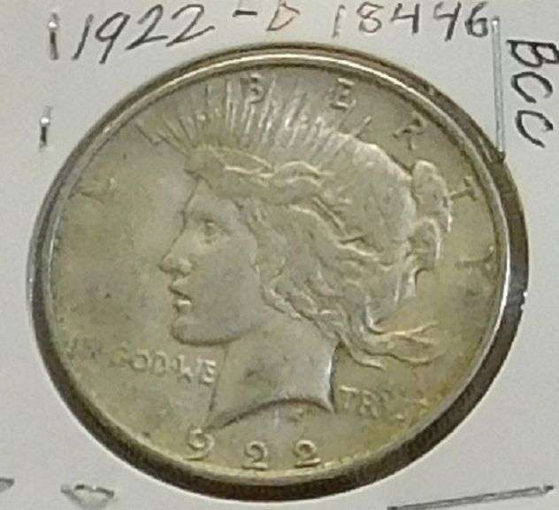 1922-D Peace Dollar, circ