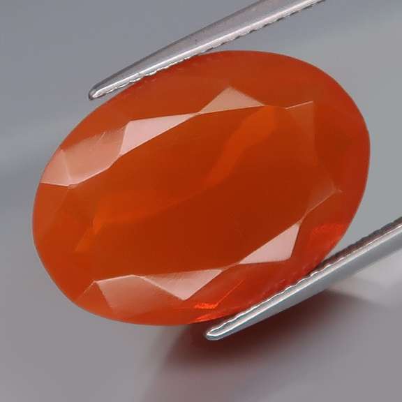 Rich blood orange 9.16ct Mexican Fire Opal