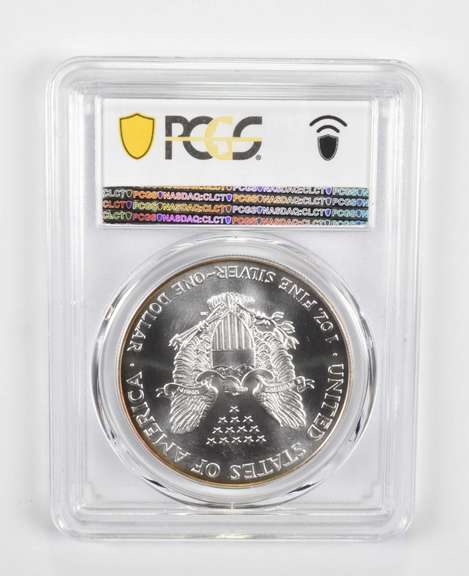 MS68 1995 American Silver Eagle - PCGS Insane Tone!