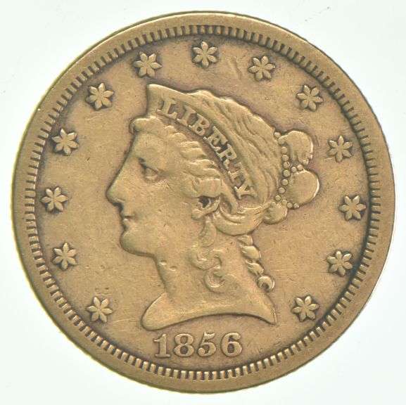 1856-S $2.50 Liberty Head Gold Quarter Eagle