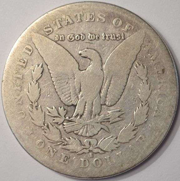 1894-S Morgan Silver DNJollar, Circulated.