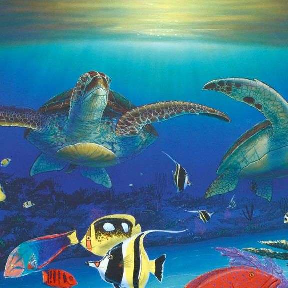 Sea Turtle Reef by Wyland